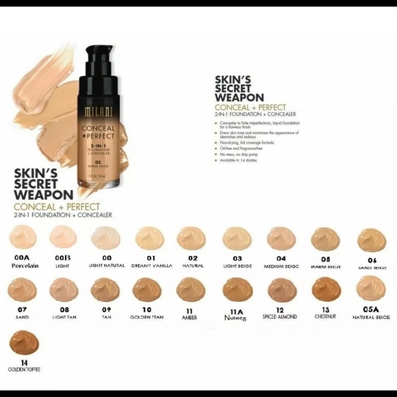 2 Milani Conceal + Perfect 2-in-1 foundation - Picture 4 of 9